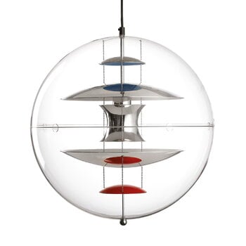 Verpan VP Globe Pendelleuchte, 40 cm, poliertes Aluminium