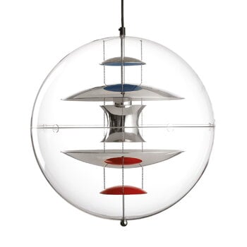 Verpan VP Globe pendant, 40 cm, polished aluminium