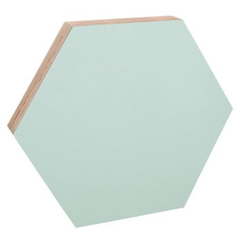 Kotonadesign Muistitaulu hexagon, 41,5 cm, minttu
