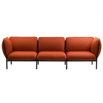 Sofas, 3 Sitzer Sofa Kumo mit Armlehnen, Canyon, Rot