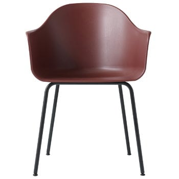 Audo Copenhagen Harbour chair, burned red - black, product image