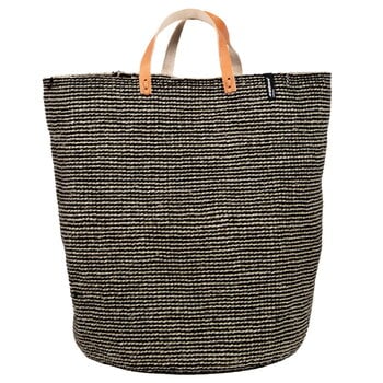 Mifuko Pamba floor basket, XL, grey sisal