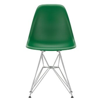 Vitra Eames DSR chair, emerald RE - chrome