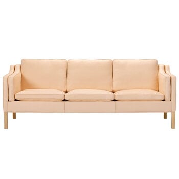 Sofas, Sofa Mogensen 2213, Naturleder – geseifte Eiche, Natur