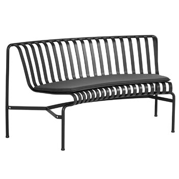 HAY Palissade Park dining bench cushion, in, 1 pc, anthracite