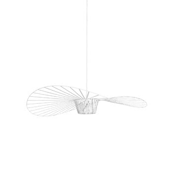 Lampade a sospensione, Lampada a sospensione Vertigo, 110 cm, bianca, Bianco