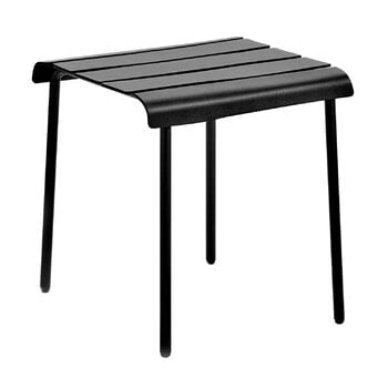 valerie_objects Aligned side table/stool, black