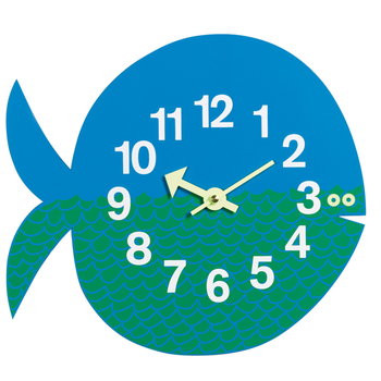 Vitra Horloge murale Zoo Timers, Fernando le Poisson