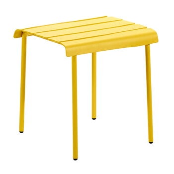 valerie_objects Aligned side table / stool, yellow