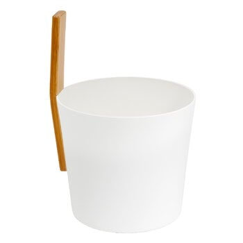 Sauna accessories, Bucket 3, white, White