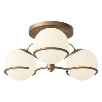 Lampade da soffitto, Lampada da soffitto Model 2042/3, 20 cm, champagne, Bianco