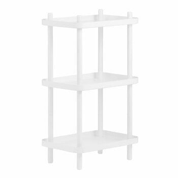 Normann Copenhagen Block shelf unit, white