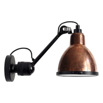 DCWéditions Lampe Gras 304 Classic outdoor lamp, round shade, copper - black