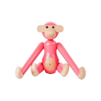 Kay Bojesen Denmark Puinen apina, mini, pinkki, tuotekuva