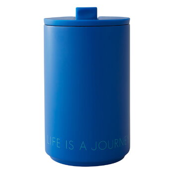 Design Letters Thermo mug,  cobalt blue