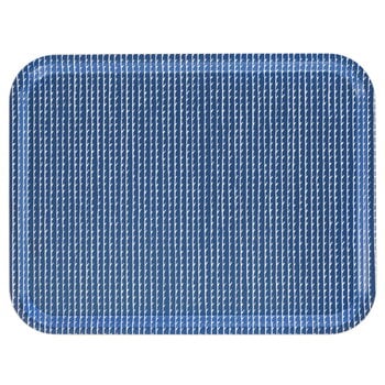 Artek Rivi tray, 43 x 33 cm, blue - white