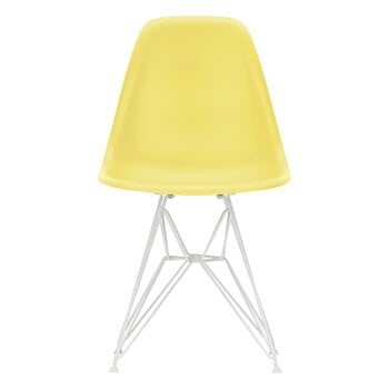 Vitra Eames DSR chair, citron RE - white