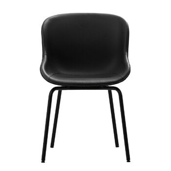 Normann Copenhagen Hyg chair, black steel - black leather Ultra