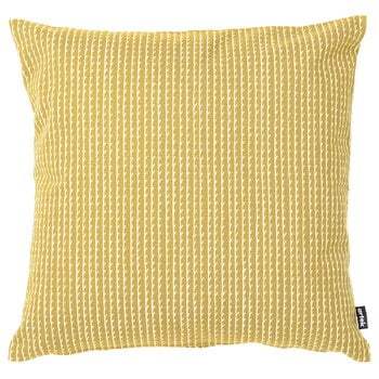 Artek Housse de coussin Rivi, 50 x 50 cm, toile, moutarde - blanc