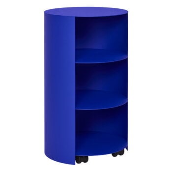 Storage units, Hide pedestal, ultramarine blue textured, Blue