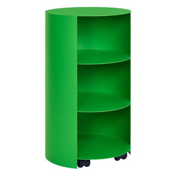 Storage units, Hide pedestal, pure green textured, Green