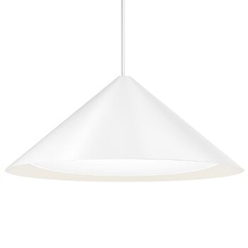 Lampade a sospensione, Lampada a sospensione Keglen 650, bianca, Bianco