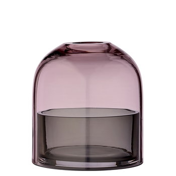 AYTM Tota tealight lantern, rose - black