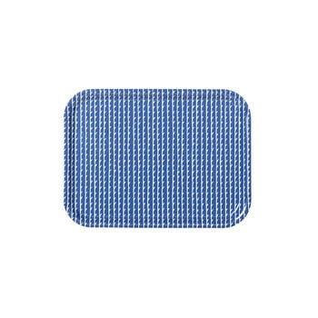 Artek Rivi tray, 27 x 20 cm, blue - white