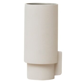 Form & Refine Alcoa Vase, groß, hellgrau