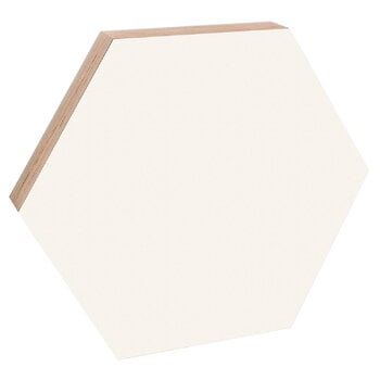 Kotonadesign Tableau hexagone grand format, blanc