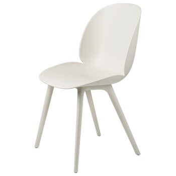 GUBI Beetle chair, plastic edition, alabaster white