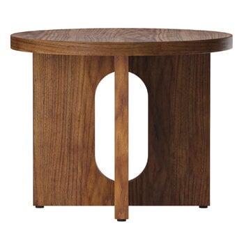 Audo Copenhagen Androgyne side table, 50 cm, walnut