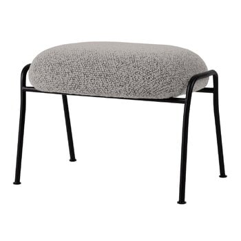 Poufs & ottomans, Hai ottoman, pebble boucle, Gray