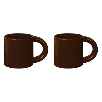 Cups & mugs, Bronto mug, 2 pcs, brown, Brown