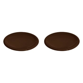 Plates, Bronto plate, 2 pcs, brown, Brown