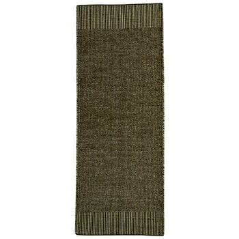 Woud Rombo rug, 75 x 200 cm, green