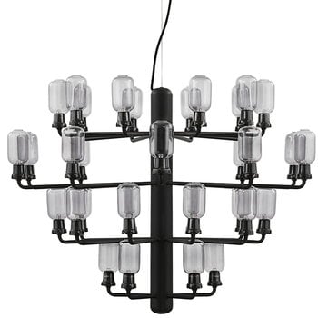 Normann Copenhagen Amp chandelier, large, smoke - black