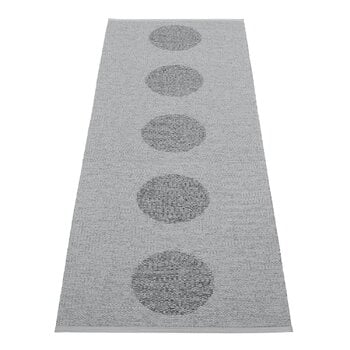 Pappelina Vera 2.0 rug, 70 x 200 cm, grey - granit metallic