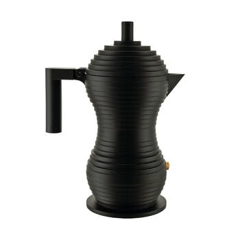 Kaffekannor och tekannor, Pulcina espressobryggare, 3 koppar, svart, Svart