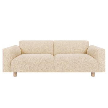 Hem Koti 2-istuttava sohva, luonnonvalkoinen buklee