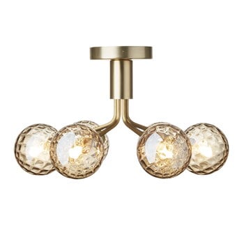 Nuura Apiales 6 ceiling lamp, brushed brass - optic gold