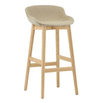 Normann Copenhagen Hyg bar stool, 75 cm, oak - Main Line Flax 20