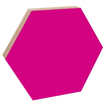 Pinnwände, Magnettafel, sechseckig, 52,5 cm, Magenta, Rosa