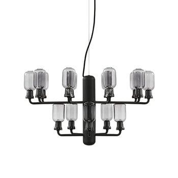 Normann Copenhagen Amp chandelier, small, smoke - black