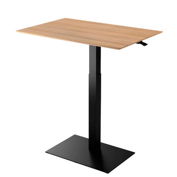 Selka Mahtuva adjustable desk, oak - black