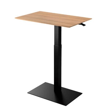 Selka Mahtuva adjustable desk, oak - black, product image