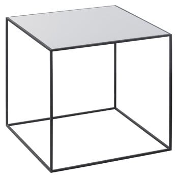 Audo Copenhagen Table Twin 42 noir, frêne teinté gris/noir