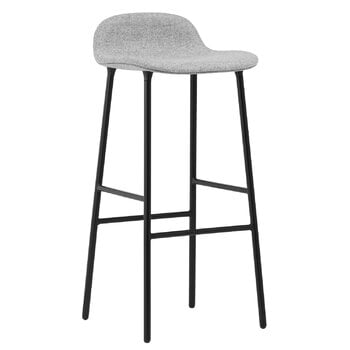 Bar stools & chairs, Form bar stool, 75 cm, black steel - Synergy 16, Black