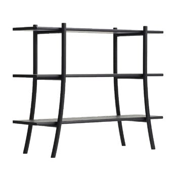 Ariake Skyladder shelf, low, black