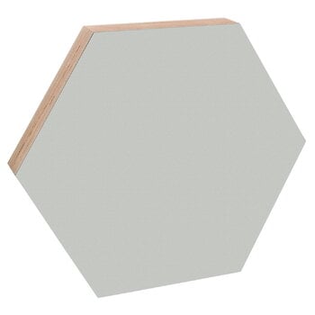 Kotonadesign Lavagna esagonale, 52,5 cm, grigio chiaro